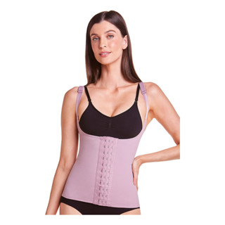 Cinta Modeladora Corset Colete Abdomninal Melhora Postura Abertura Frontal Reduz Medidas Plié em Oferta na Shopee