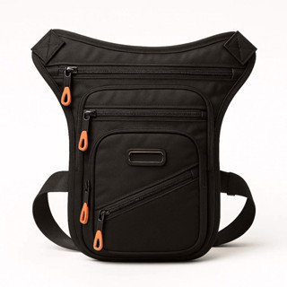 Pochete Masculina de Perna Tática com Fecho Ajustável e Compartimentos Antifurto em Oferta na Shopee