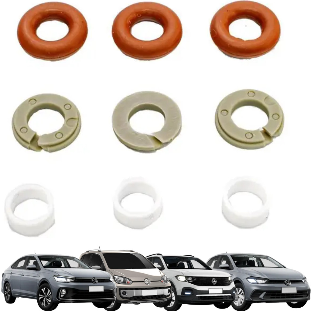 Kit Reparo Bico Injetor DS para Polo T-Cross Up Virtus 1.0 12V Flex DS1291