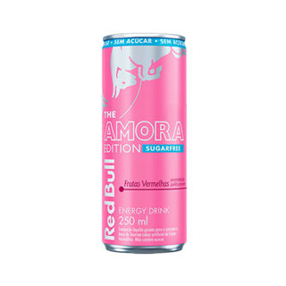 Energético Red Bull The Amora Edition Sabor Frutas Vermelhas Sem Açucar 250ml em Oferta na Shopee