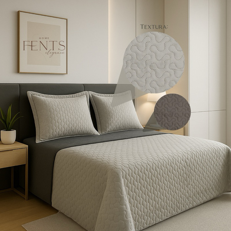 Kit Colcha Cobre Leito Casal Queen Dupla Face 2,40 x 2,60 em Oferta na Shopee