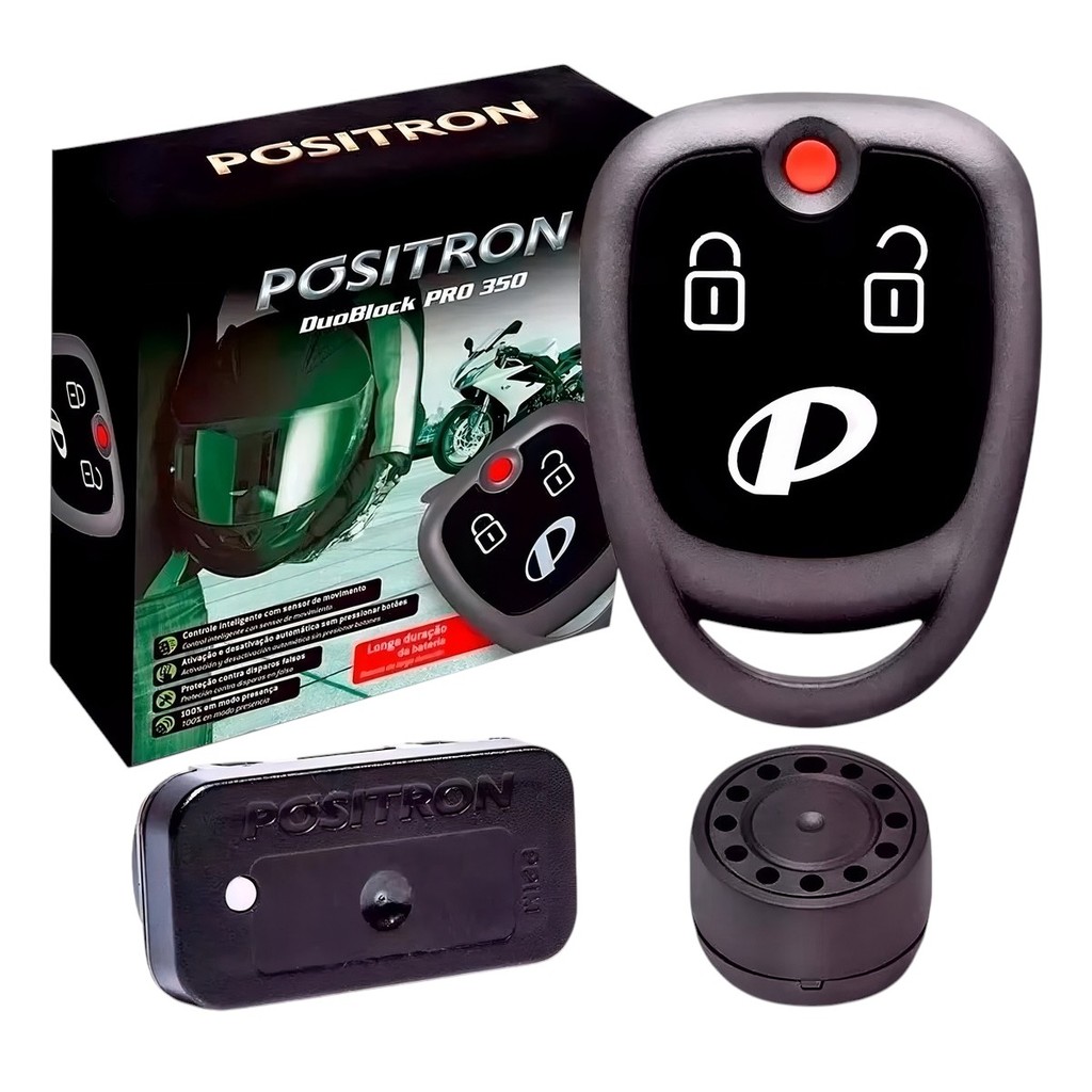 ALARME POSITRON DUOBLOK PRO350 G8 MOTO em Oferta na Shopee