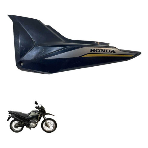 Carenagem Lateral Esquerda Honda Nxr Bros160  2019 -4433 Preto