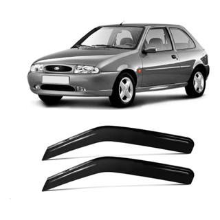 Calha De Chuva Fiesta Street Hatch 1996 Até 2003 Courier 1997 Até 2013  Acessórios Para Carro 2 Portas em Oferta na Shopee