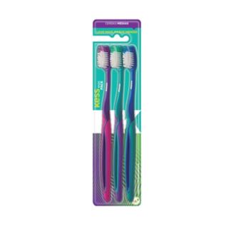 Escova de Dente Kess Média C/3 un em Oferta na Shopee