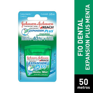 Fio Dental Reach Expansion Plus™ Menta 50M em Oferta na Shopee