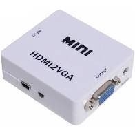 Conversor HDMI para VGA KP-AD115 | Adaptador Áudio e Vídeo