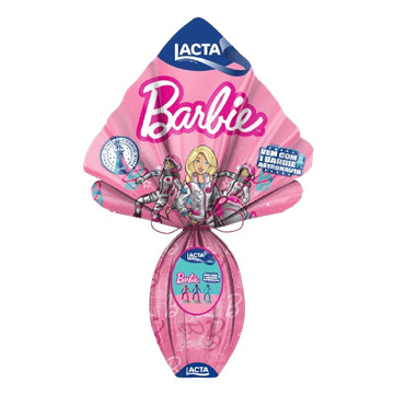 Ovo de Páscoa Barbie Lacta em Oferta na Shopee