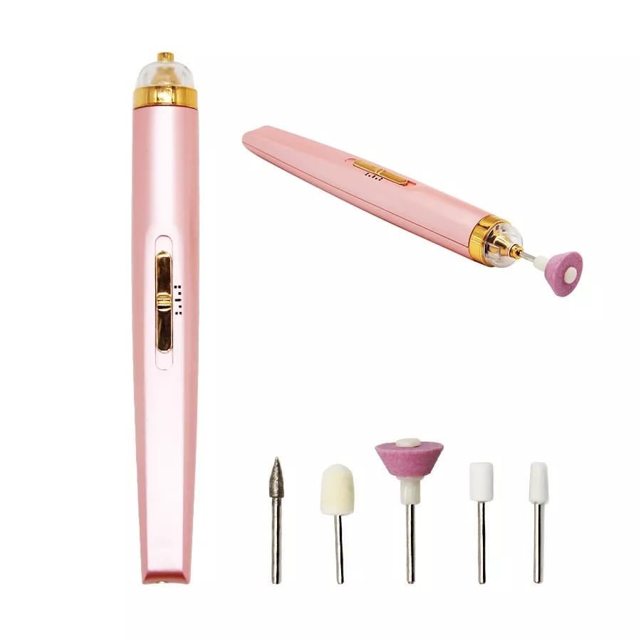 Lixadeira Lixa De Unha Alicate de unha Remover 5 em 1 Manicure Cutícula Portátil Recarregável Salon Nails