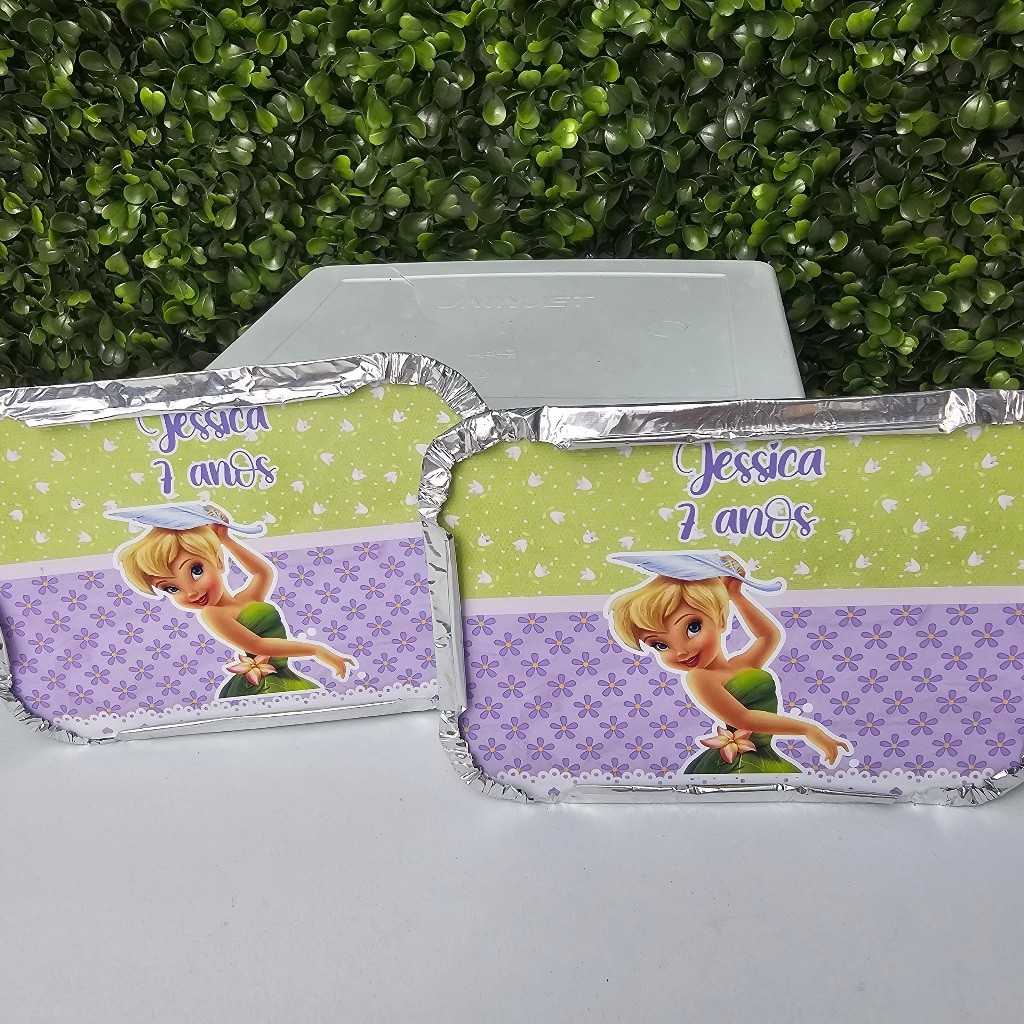 Marmitinha Personalizada SININHO TINKER BELL - Personalizados - Festa infantil - Aniversário - Lembrancinha