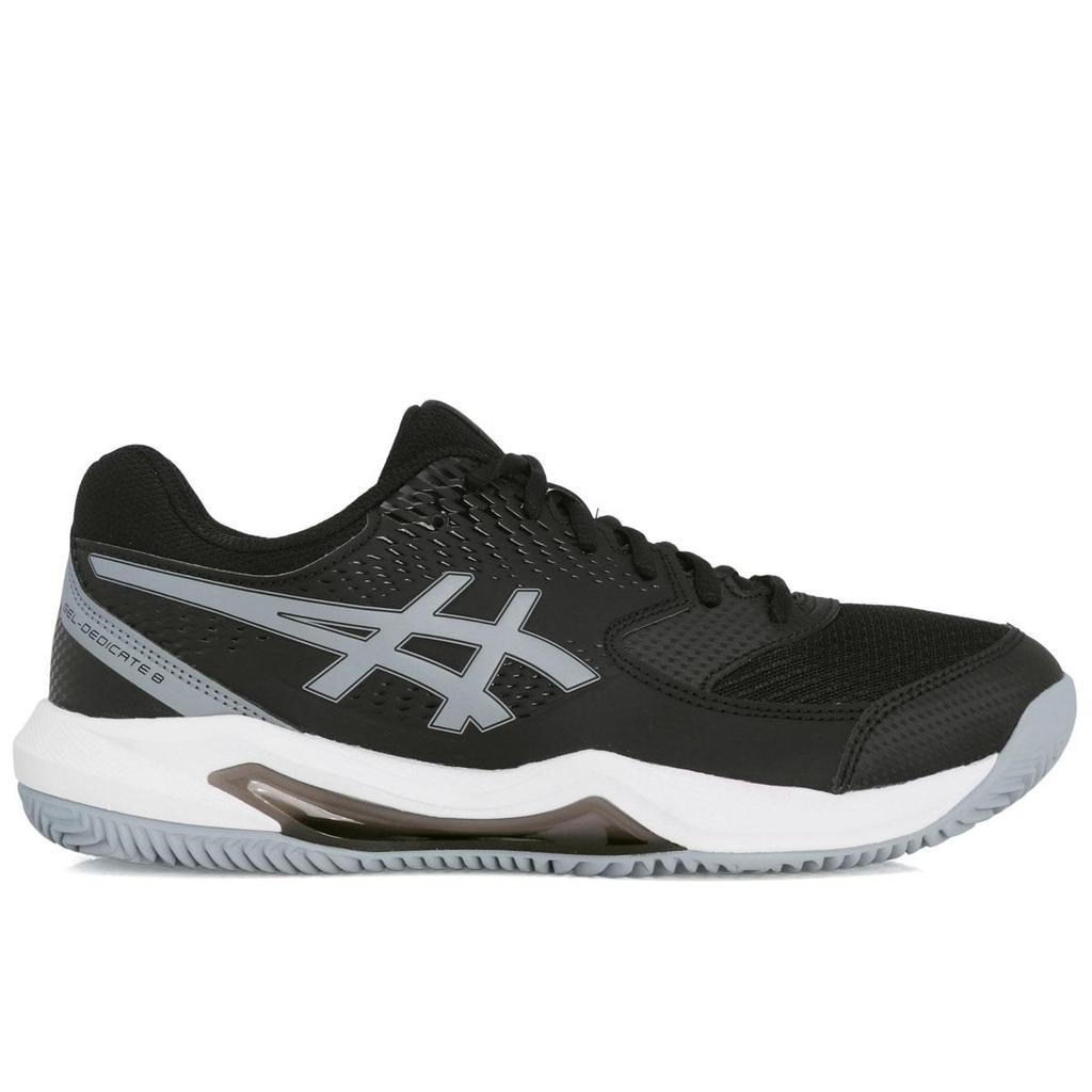 Tênis Asics Gel Dedicate 8 - Clay - Saibro - Preto e Cinza