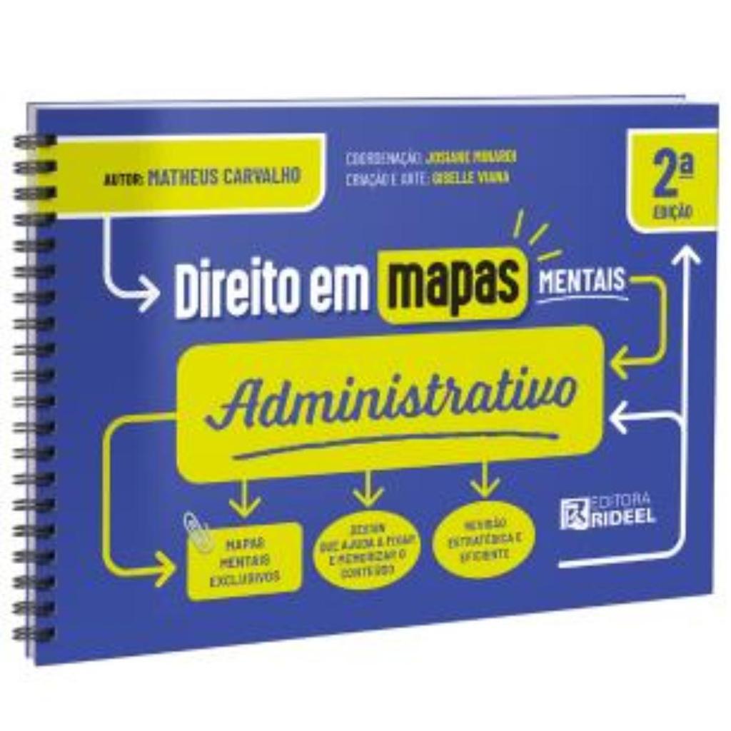 Direito em mapas mentais - Administrativo em Oferta na Shopee