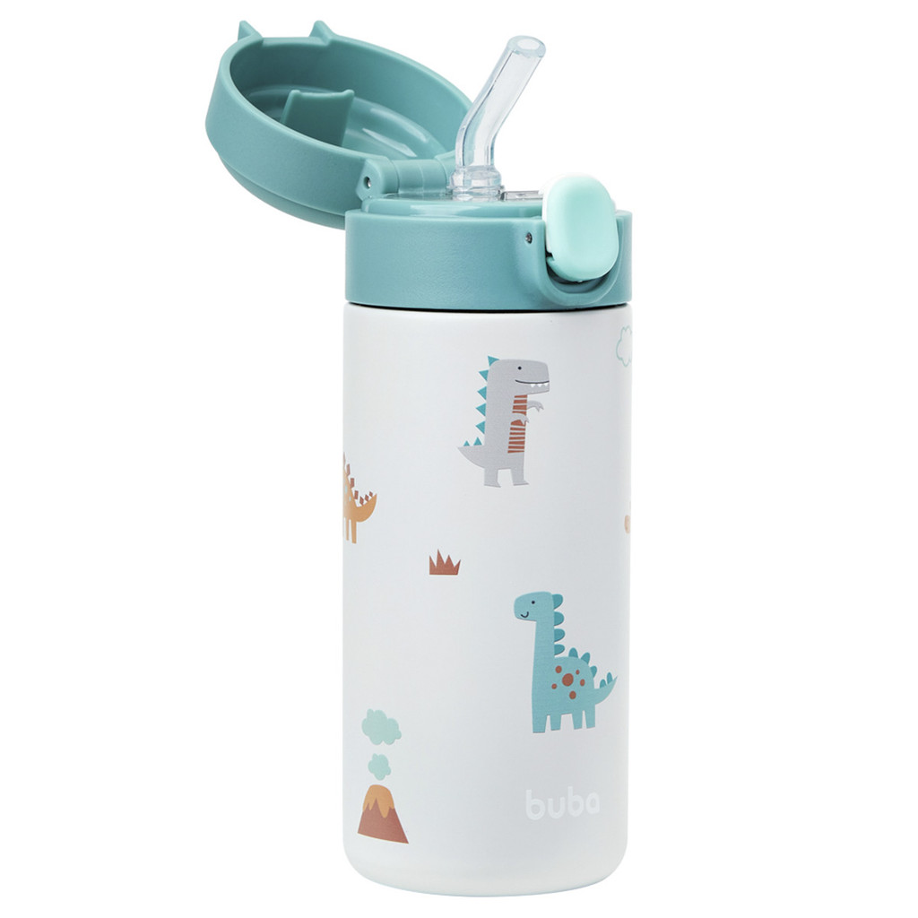Garrafa Térmica Parede Dupla Buba Magic Dino 400ml em Oferta na Shopee