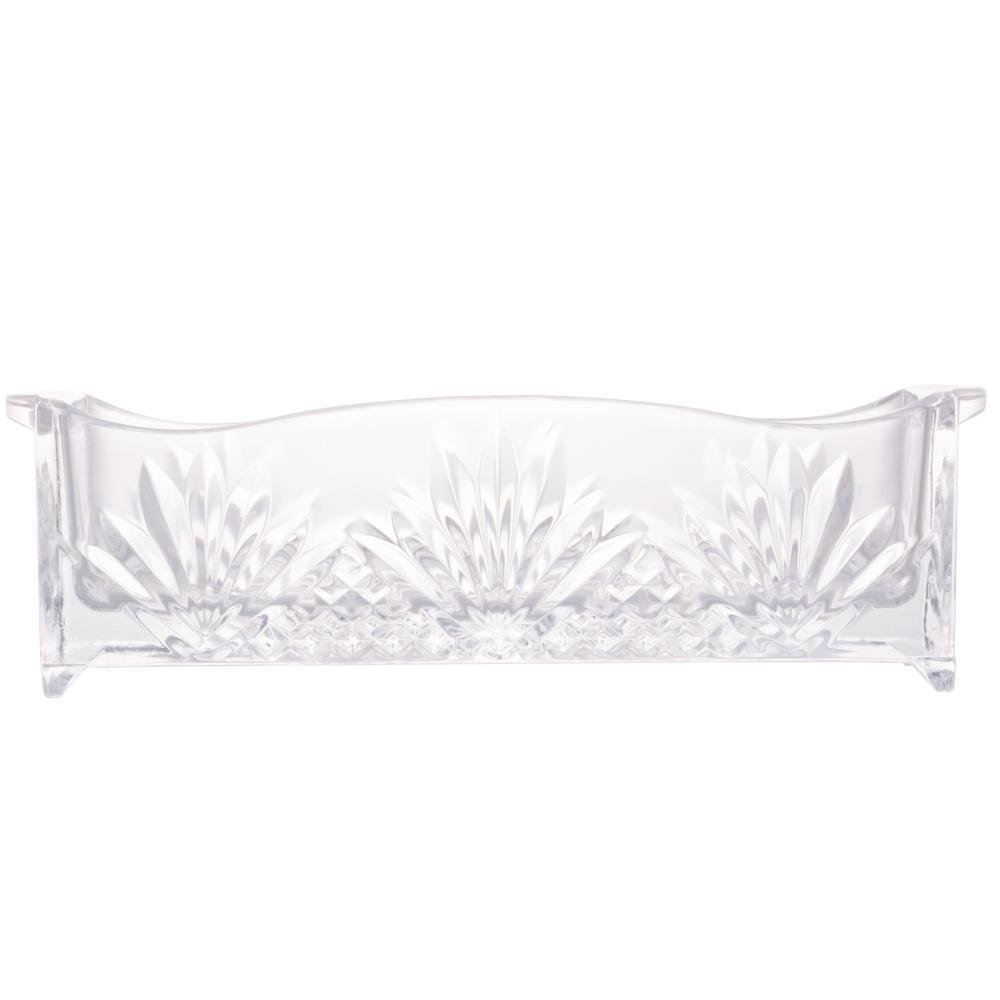 Porta Talher de Cristal Dublin 27cm x 8cm x 9cm - Lyor