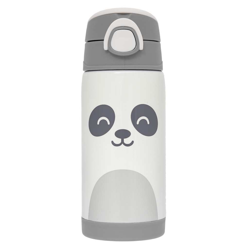 Garrafa Térmica Parede Dupla Gummy Off White Buba 400ml em Oferta na Shopee