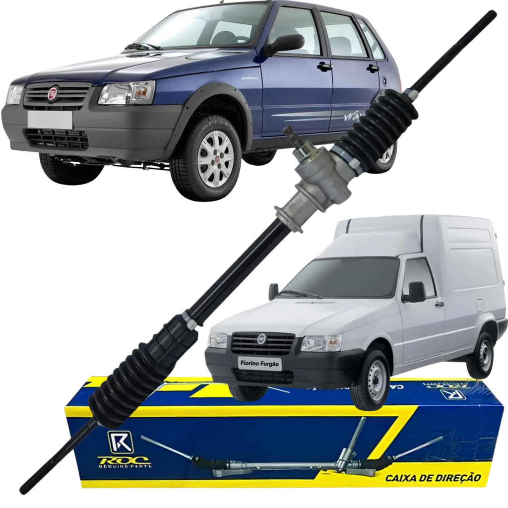 Caixa Setor Direção Mecânica Fiat Uno Mille Fiorino 1992 A 2014 Elba Premio Sem Pino em Oferta na Shopee