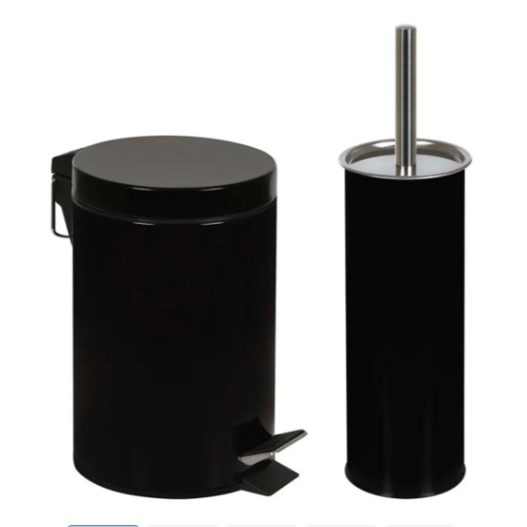 Kit Ágata Lixeira 3l E Escova Higienização De Vaso Sanitário em Oferta na Shopee