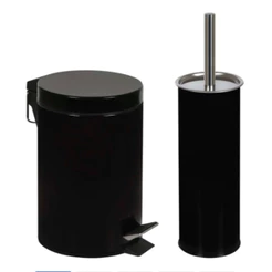 Kit Ágata Lixeira 3l E Escova Higienização De Vaso Sanitário