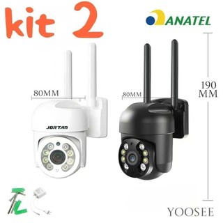 kit 2  Câmera de Segurança Infravermelho À Prova D'água alex