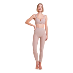 Calça Capri Modeladora Plié Amazônia Control Afina Cintura Reduz Atrito Nas Coxas Sem Marcar