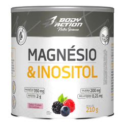 Magnesio & Inositol 210g Frutas Vermelhas Bodyaction