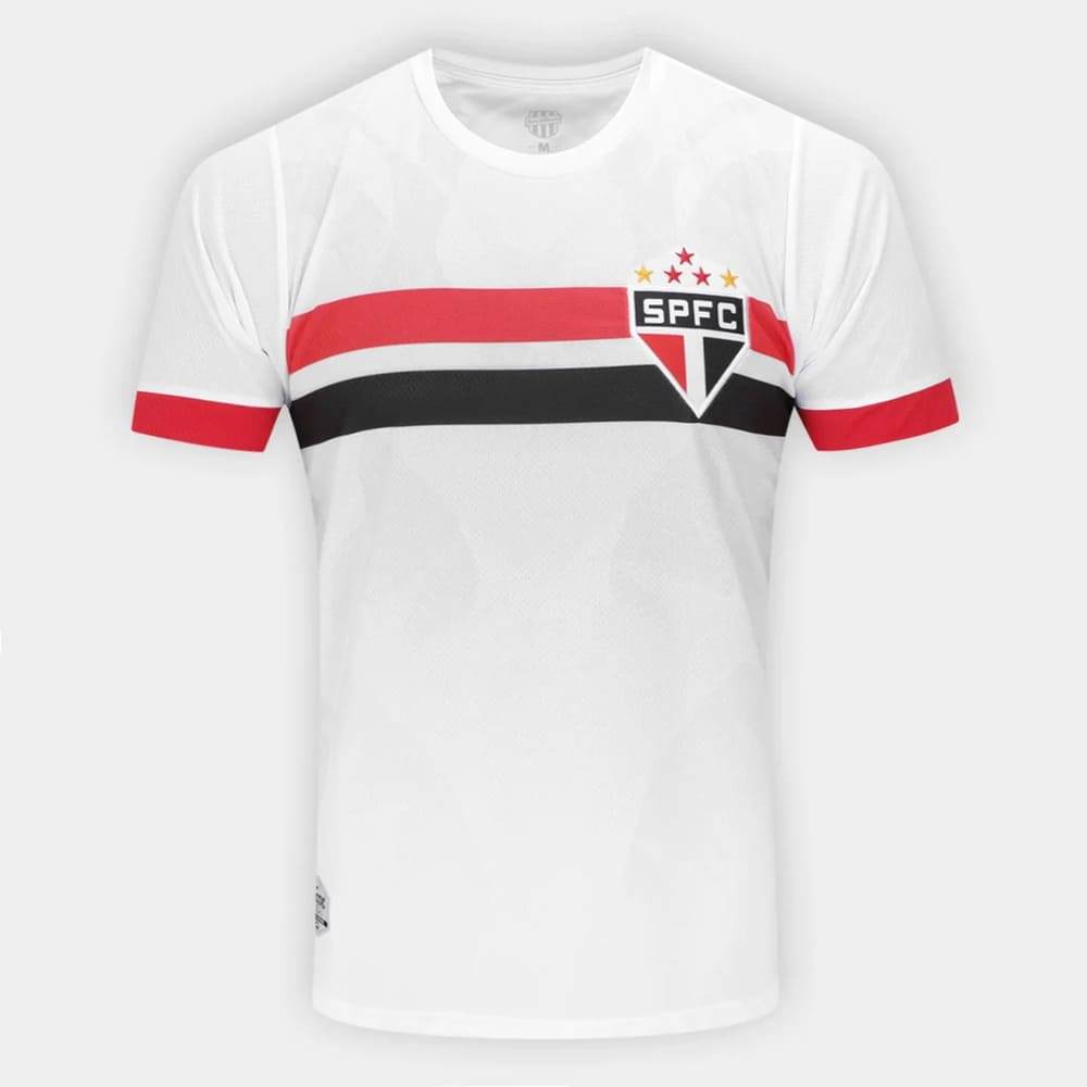 Camiseta São Paulo Classic Retrô Mania Branca