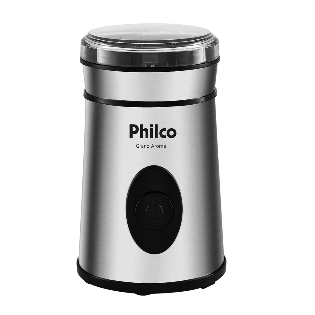 Moedor de Café Philco 50g de grãos 200W Inox Grano Aroma em Oferta na Shopee