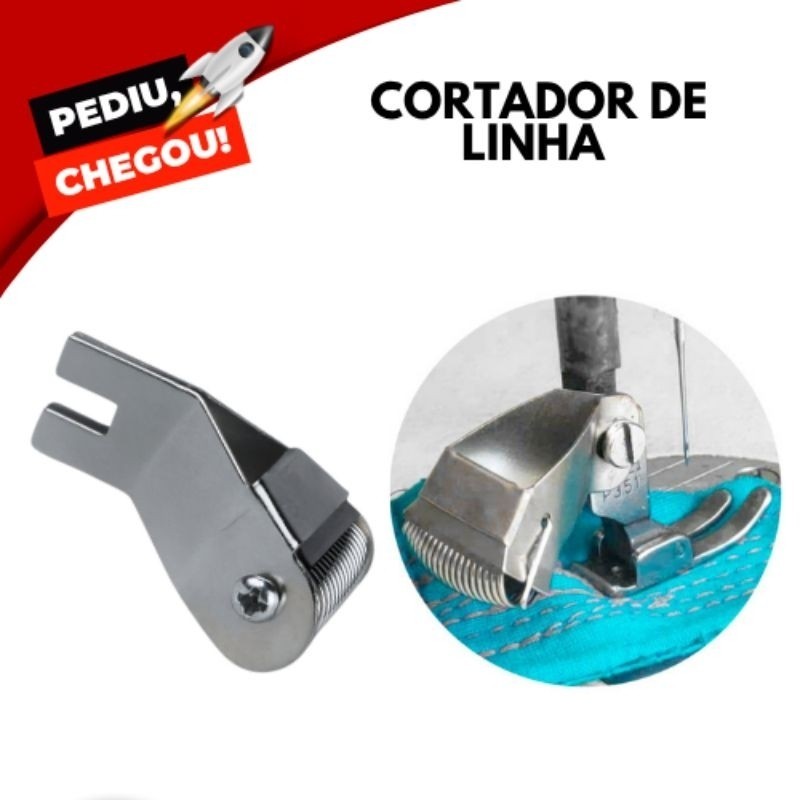 Cortador De Linha Para Maquina Costura Reta Industrial Corte Rápido e Preciso Oficinas de Confecção