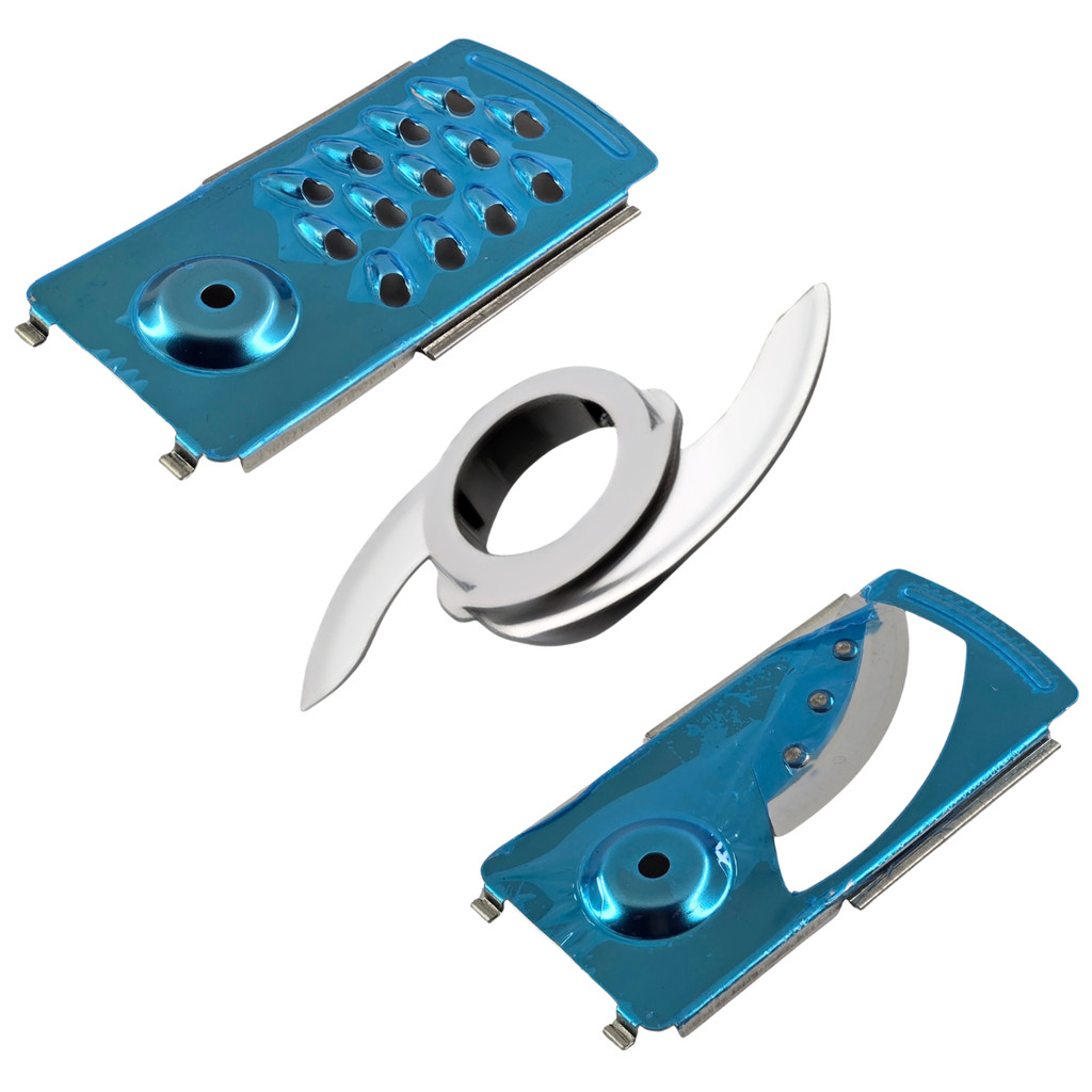 LÂMINAS MULTIPROCESSADOR MONDIAL MPN-01- MPN-02 ORIGNAL INOX FATIADORA / PICADORA / RALADORA