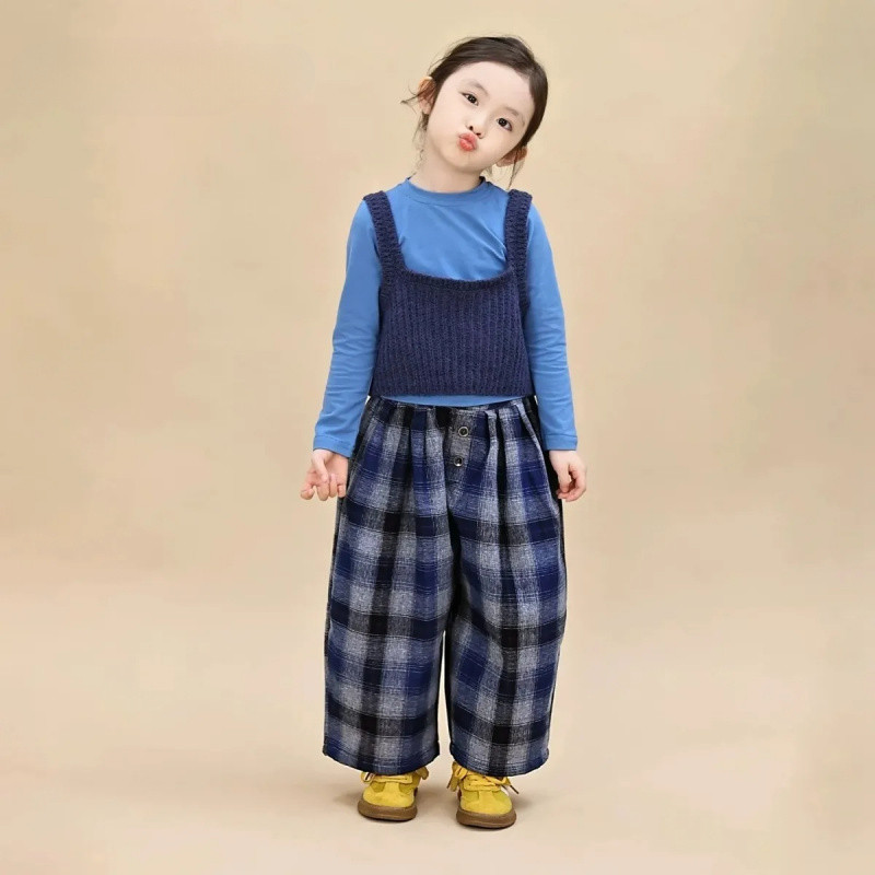 Versão coreana roupas infantis ternos para meninas Tops de manga comprida roupas infantis primavera outono roupas da mod