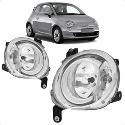 Farol 500 2008 2009 2010 A 2015 Elétrico Com Motor Superior