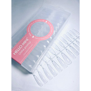 Unha Postiça Soft Gel Bailarina, com 240 - Beautiful Nails - transparente, alongamento de unhas. em Oferta na Shopee