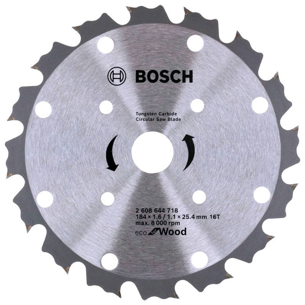 Disco de Serra Eco for Wood CoolTeq 184 x 25,4mm 16 Dentes BOSCH em Oferta na Shopee