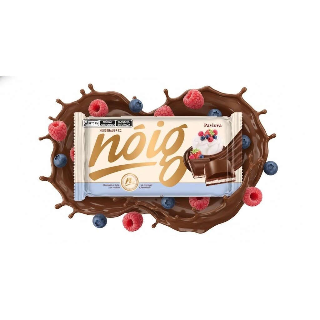 CHOCOLATE BARRA NOIG VARIEDADES DE SABORES CAIXA COM 12 UNIDADES 70G - Neugebauer