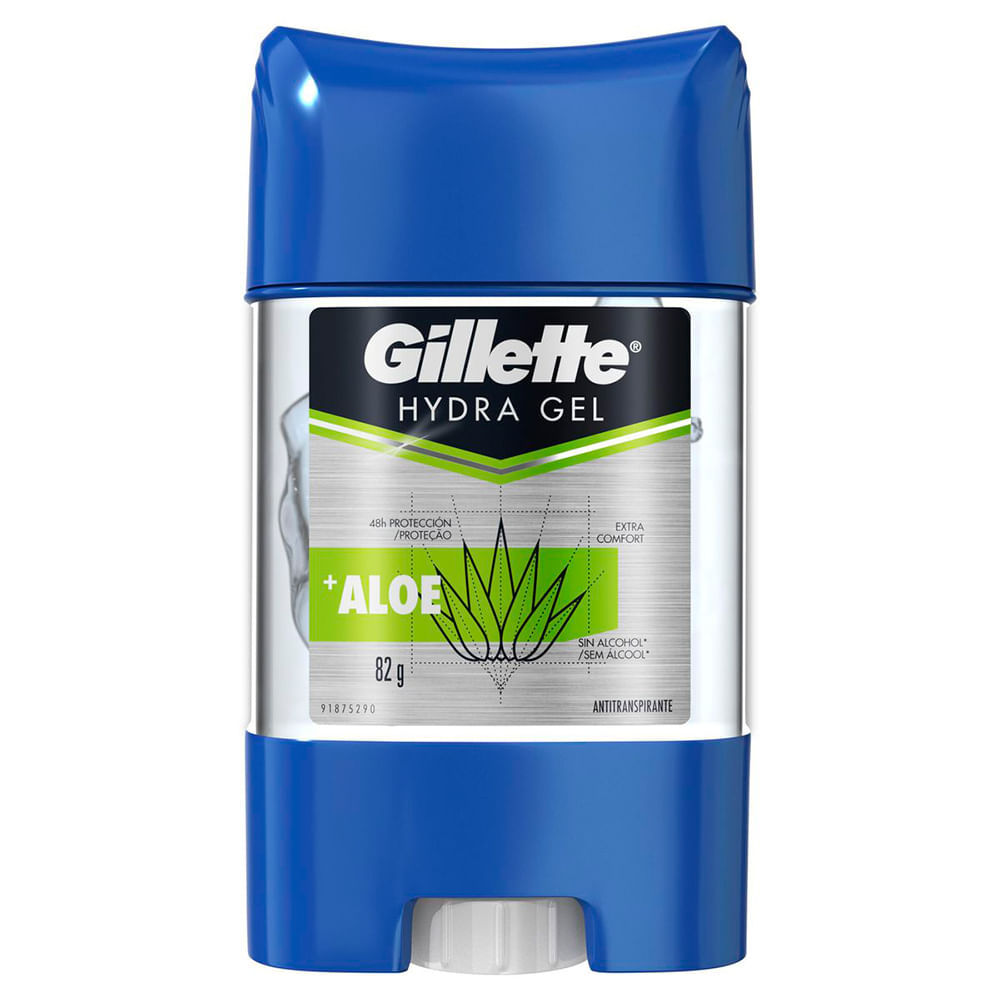 Desodorante Gel Antitranspirante Gillette Hydra Gel Aloe 82g em Oferta na Shopee