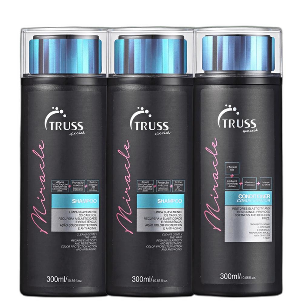 Kit TRUSS Miracle Double Shampoo Trio (3 Produtos)