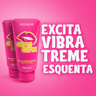 Gel Excitante Feminino Chiclete Treme - Sensações - Vibra- Pulsa - Lubrifica Sex Shop Casal em Oferta na Shopee