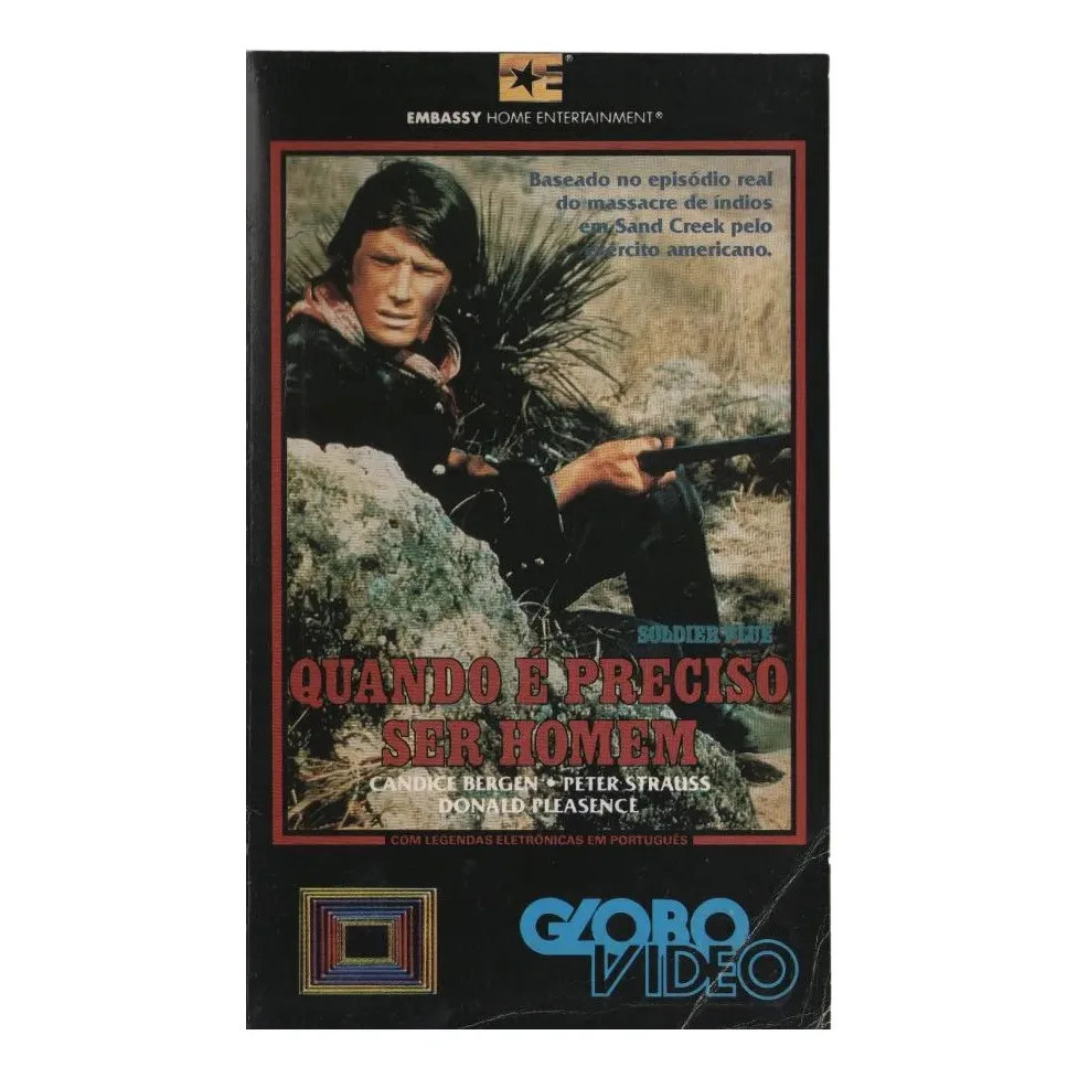 Vhs Quando É Preciso Ser Homem - Candace Bergin - Peter Strauss