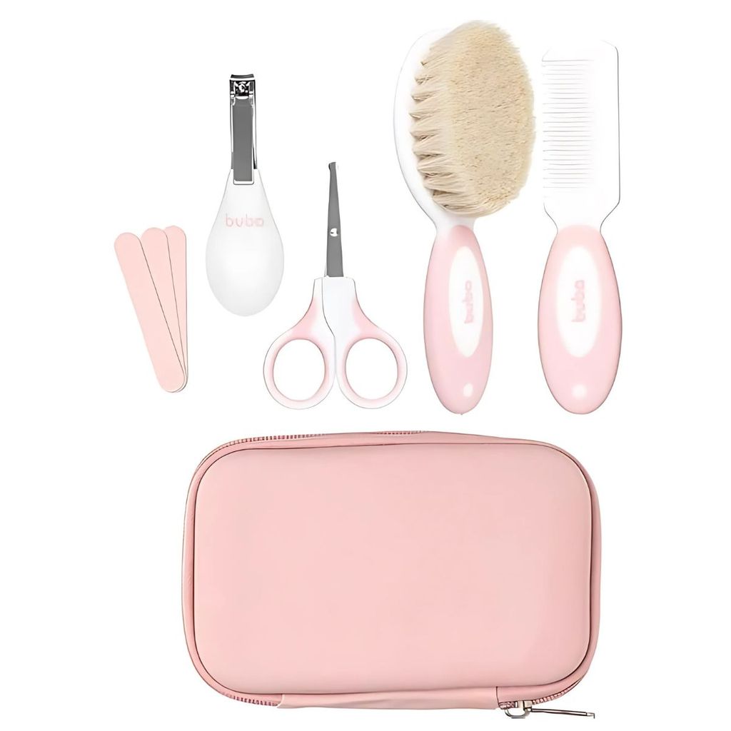 Kit De Cuidados Com Estojo Rosa 19601 - Buba