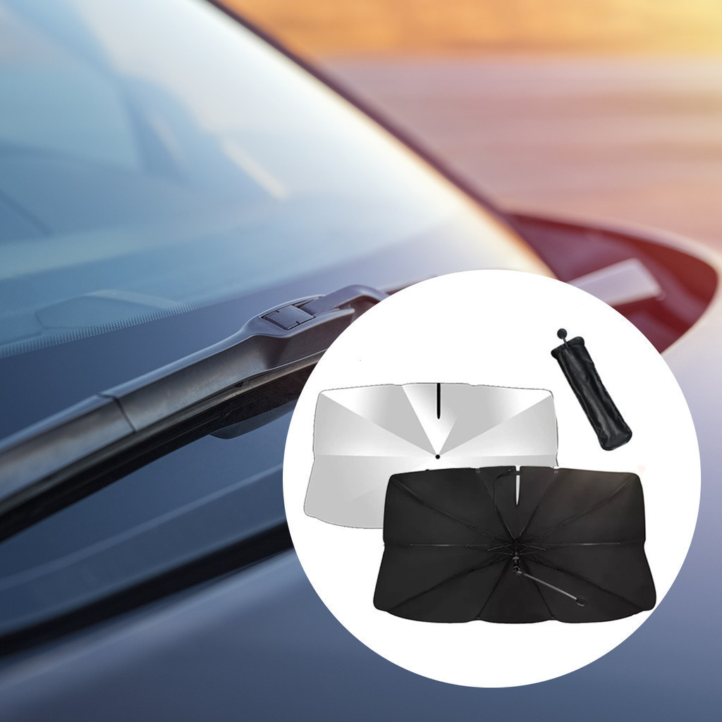 Protetor De Para-Brisa De Carro Dobrável , Proteção Contra Calor Janela Frontal , Acessórios De Bloqueio De