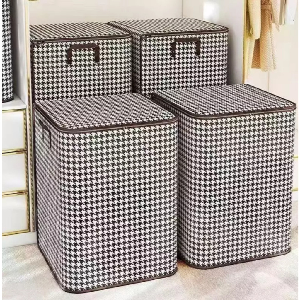 1/2/3 Caixa De Armazenamento De Grande Capacidade Para Colchas E Roupas Domésticas 110L
