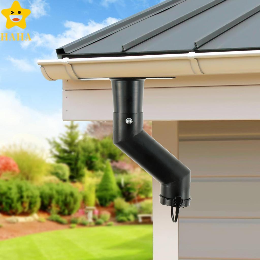 Adaptador De Calha De Corrente De Chuva Terno De Instalação Bico Curvo Kit Conjunto De Revestido Em Pó Shopbc2438