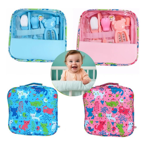 Kit Higiene Cuidados Saúde Bebê Recém Nascido 13pçs