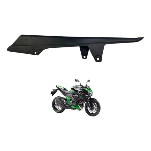 Carenagem Capa Corrente Kawasaki Z800 2013/18 Original Preto