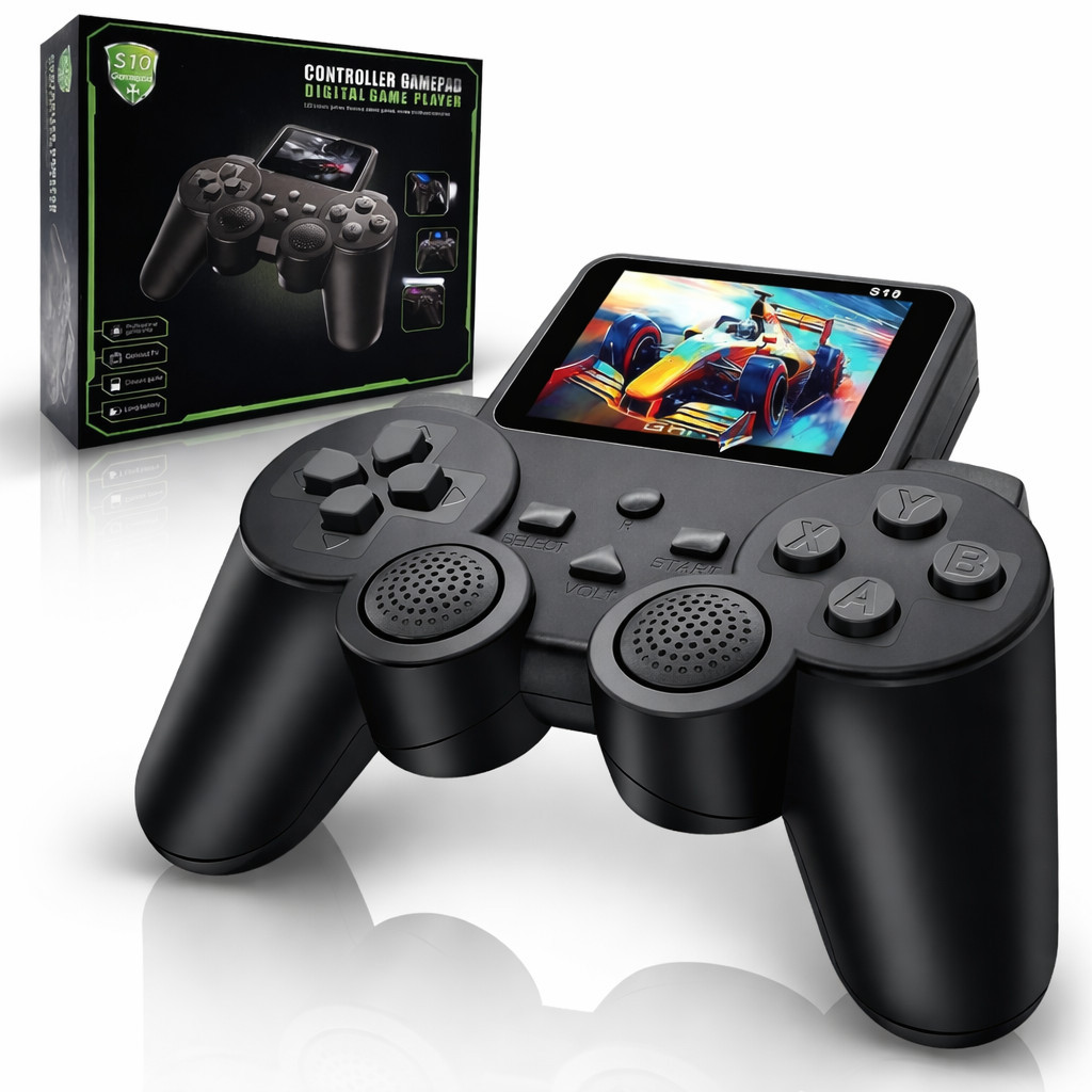 Videogame Portátil Retrô 520 Jogos Integrados Tela HD Colorida Saída HDMI e Bateria Recarregável