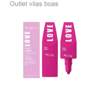 Primer Facial Hidratante Pré Maquiagem 3 em 1 Max Love com Rosa MosquetaJCOO