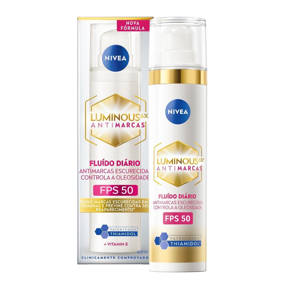 Fluido Facial Nivea Protetor Cellular Luminous 630° FPS 50 40ml