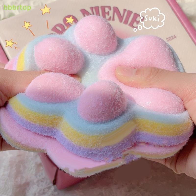 bbbrtop Bonito Jumbo Squishy Reunindo Pata De Gato Brinquedo De Alívio Do Estresse Extra Grande Sensorial Fidget Brinque