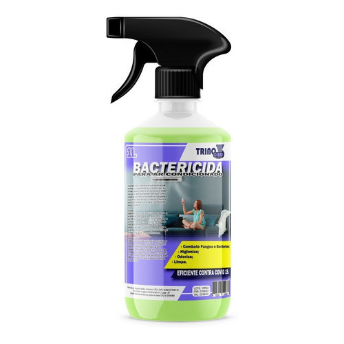 Detergente Bactericida Limpeza Ar Condicionado 1l