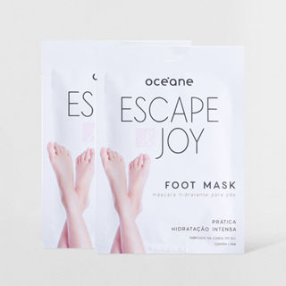 Kit Máscara Hidratante para Pés com Óleo de Coco - Foot Mask 1 Par (2 Produtos) em Oferta na Shopee